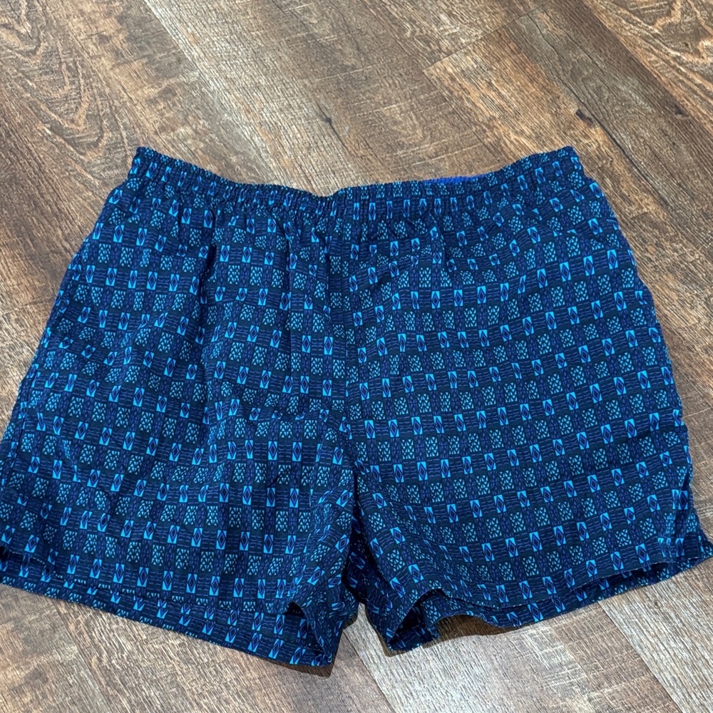 CHEETAH Navy Patterned Men's Swim Trunks